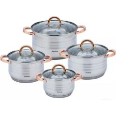 Virtuves trauku komplekts, Ø16/18/20/24cm, Klausberg Katli