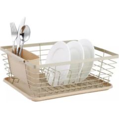 Trauku žāvētājs, tērauda-plastmasa, bēša KINGHoff. Citi trauki