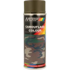 Krāsot Motip Camouflage RAL 6031; 400 ml; zaļi Krāsošanas iekārtas