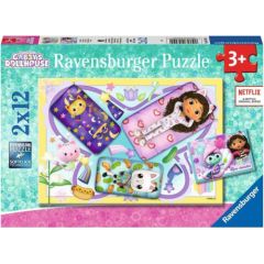 Ravensburger Puzzle: Gabbys Dollhouse (2x12pcs) (5709) Puzles
