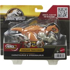 Mattel Jurassic World: Fierce Changers Double Danger - Carnotaurus  Stegosaurus (HLP07) Lelles