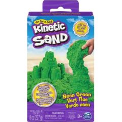 Spin Master Kinetic Sand - Neon Green Basic Sand 8oz box (20138720) Attīstošās spēles