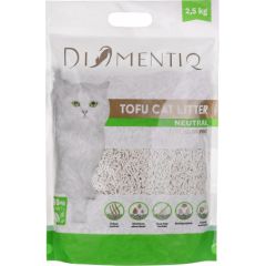 DIAMENTIQ Żwirek Tofu zbrylający 2,5 kg NATURALNY Kaķu pakaiši
