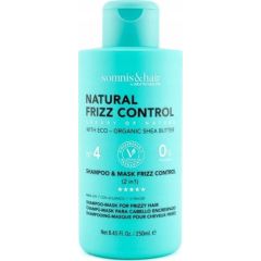 SOMNIS&HAIR_Natural Frizz Control szampon i maska do włosów 250ml Шампуни