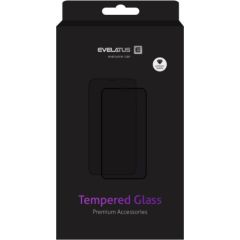 Evelatus Samsung  S10 Plus 3D Finger Unlock With Hole Black Ekrānu aizsardzība