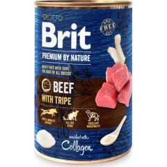 BRIT Premium by Nature Beef with Tripe - Wet dog food - 400 g Barība