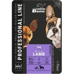 Super Benek SUPER BENO Adult Small and medium Lamb - wet dog food - 100 g