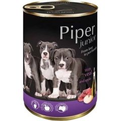 DOLINA NOTECI Piper Junior with veal and apple - wet dog food - 400g Barība