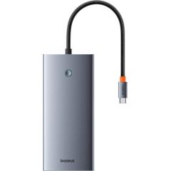 Hub 13in1 Baseus PortalJoy USB-C to HDMI+DP+VGA+C+USB+PD+RJ45+SD/TF+3.5mm (grey)
