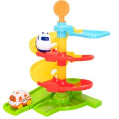 Autostāvvieta mazuļiem City Parking ar 2 plastmasas mašīnām no 24 men. CB47335 Mašīnas un piederumi