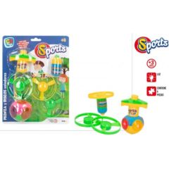 Spēle ar uzvelkamiem vilciņiem ar gaismiņām dažādas 3+ CB45701 Attīstošās spēles