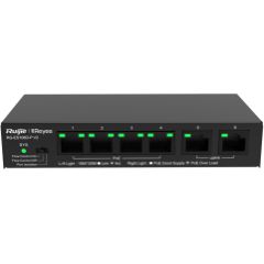 Ruijie RG-ES106D-P V2 ~ PoE Коммутатор 4FE(PoE)+2FE(Uplink)(PoE 54Вт)