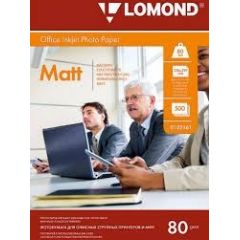 Lomond Photo Inkjet Paper Matte 85 g/m2 A4, 500 sheets, double sided