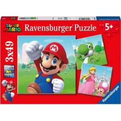 Ravensburger Puzzle Super Mario 3x49 - 05186 Puzles