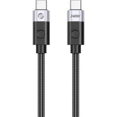 Orico 240W USB-C to USB-C charging cable, 1.5 m (black)