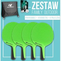Cornilleau Family Pack Outdoor Galda tenisa raketes