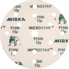 Smilšpapīrs Mirka Microstar FM61105096; 150 mm; P2500 Dažādi diski