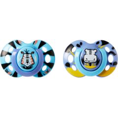 TOMMEE TIPPEE soother silicone Fun Style 6-18m 2vnt, 43335899