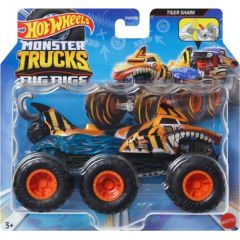 Mattel Hot Wheels: Monster Trucks Big Rigs - Tiger Shark Vehicle  (HWN88) Mašīnas un piederumi