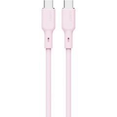 USB-C to USB-C Cable Aukey CB-SCC102, 100W, 1.8m (pink)