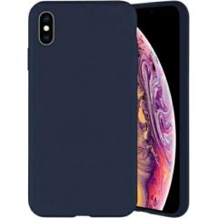 Fusion Elegance Fibre silikona aizsargapvalks Xiaomi Redmi 12c | Redmi 11a tumši zils Neoriģinālie Maciņi