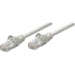 Intellinet Network Patch Cable, Cat5e, 2m, Grey, CCA, U/UTP, PVC, RJ45, Gold Plated Contacts, Snagless, Booted, Lifetime Warranty, Polybag