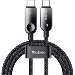 Mcdodo CA-4780 USB-C to USB-C 60W data cable 1.2m (black) Data USB kabeļi