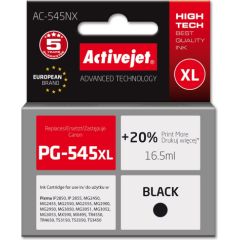 Activejet AC-545NX Printer Ink for Canon, Replacement Canon PG-545XL; Supreme; 16,5ml; Black Tintes printeru izejmateriāli