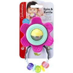 INFANTINO Griežamā un grabošā graužamrotaļlieta Attīstošie paklājiņi