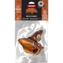 ZOLUX Boar's Ear Dog Treat - 2 x 52g Suņu barība