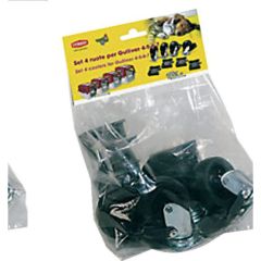 Zolux STEFANPLAST Zestaw 4 kółek dla Gulliver IATA 4,5,6,7 Suņu un kaķu transport somas