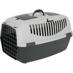 Zolux STEFANPLAST Transporter GULLIVER 2 z plastikowymi drzwiczkami szary Suņu un kaķu transport somas