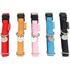 Zolux Obroża regulowana Mac Leather 10 mm - czarny Citas preces