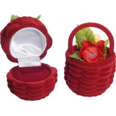 Davanu kārbiņa #7101611(DR), krāsa: Bordo Kārbiņas, Gredzeniem, Auskariem, Kuloniem