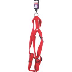 Zolux ZOLUX Szelki dla psa nylonowa taśma 50/90cm 25mm kol. czerwony Citas preces