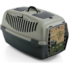 Zolux ZOLUX Transporter GULLIVER 3 z plastikowymi drzwiczkami kol. zielony, z recyklingu Suņu un kaķu transport somas