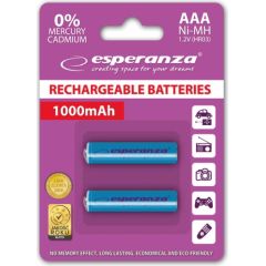 Esperanza EZA101B PRECHARGED HR03 1000MAH ALWAYS READY BLISTERA IEPAKOJUMĀ 2GB. Baterijas un akumulatori