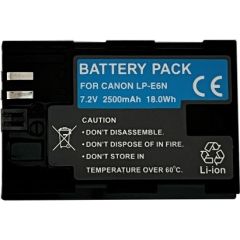 Extradigital CANON LP-E6N Battery, 2400mAh Baterijas un akumulatori