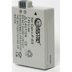 Extradigital Canon, battery LP-E5 Baterijas un akumulatori