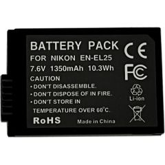 Extradigital NIKON EN-EL25 Battery, 1350mAh Baterijas un akumulatori