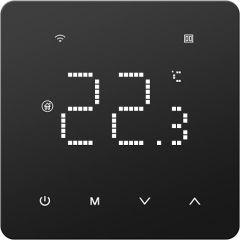 TUYA Programmable Heating Thermostat, Wi-Fi, 3A, 230VAC