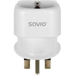 Strāvas adapteris SAVIO Travel adapter EU socket – UK plug