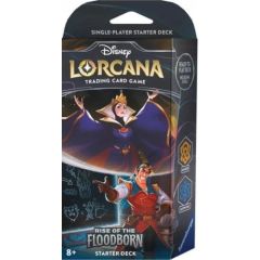 Ravensburger Disney Lorcana Rise of the Floodborn: Amber & Sapphire Starter Deck Galda spēles