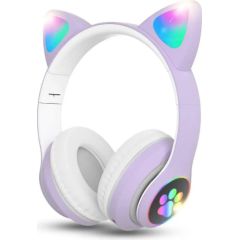 Goodbuy Paws bezvadu austiņas bērniem | bluetooth 5.0 gaiši violets Austiņas