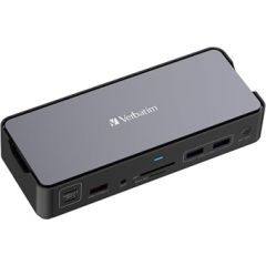 USB centrmezgls Verbatim USB-C Pro Docking Station 15 in 1