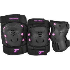 Tempish TAKY set of knee elbows and wrist protectors Pink Size L