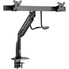 HAGOR gas lift arm dual, monitor holder (black)