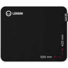 Lorgar Legacer 755, Gaming mouse pad, Ultra-gliding surface, Purple anti-slip rubber base, size: 500mm x 420mm x 3mm, weight 0.45kg