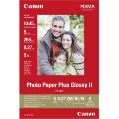 Canon fotopapīrs PP-201 10x15 Glossy II 275g 5 lapas