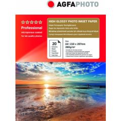 Agfaphoto fotopapīrs A4 Professional High Glossy 260g 20 lapas Foto ķīmija un papīrs 